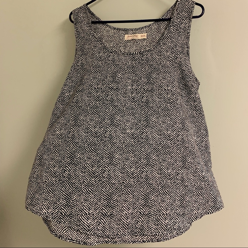 2X Zebra Black & White Tank